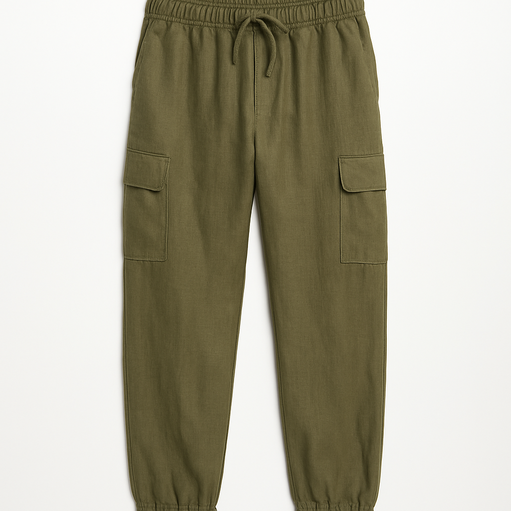 Linen Cargo Pants - Amershaw Pants